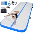 thumbnail image 1 of VEVOR Gymnastics Air Mat, 4 inch Thickness Inflatable Gymnastics Tumbling Mat, Tumble Track with Electric Pump, Training Mats, 1 of 9