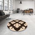 thumbnail image 4 of Ahgly Company Tapis Rectangulaire Lavable en Machine Intérieur Transitionnel Rouge Nuit, 2 Pieds x 3 Pieds, 4 of 7