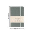 thumbnail image 3 of A6 Leather Journal Notebook with 160 Lined Pages, Hardcover Bound, 100gsm No-Bleed Paper & Inner Pocket - Perfect for Writing, Travel, and Gift Giving, 3 of 6
