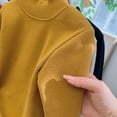 thumbnail image 4 of Chemises Garçons Automne Hiver Col Trutle à Manches Longues Pull Basique Jaune 4-5 Ans, 4 of 6