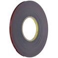 thumbnail image 2 of 3M Multi Purpose Tape 06386 Double Sided Tape; Roll; 1/4 Inch X 60 Foot; Black, 2 of 4