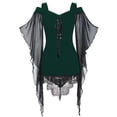 thumbnail image 1 of LOVZFMLL Dresses Women's Style Camisole Irregular Splicing Together Strap Straps Gothic Dress, 1 of 7