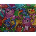 thumbnail image 4 of oneOone Georgette Viscose Multicolor Fabric Cat Sewing Material Print Fabric By The Yard 42 Inch Wide, 4 of 4