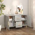 thumbnail image 5 of vidaXL Sideboard Concrete Grey 100x36x60 cm Engineered Wood, 5 of 5