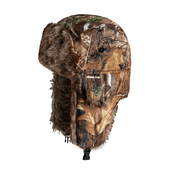 DEBGFS Casquette Unisexe Camouflage Doublure Peluche Protection des Oreilles Sans Bord Coupe-Vent Automne Hiver Épaissie Chapeau Aviateur de Vélo pour l'Extérieur, yellowonesize