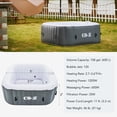 thumbnail image 2 of CO-Z 4 Person 5ft Inflatable Hot Tub Pool with Massage Jets and All Accessories Gray, 2 of 9