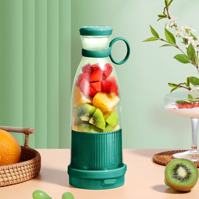 Clearance Items! Portable Blenders for Shakes, Fruit Juicers USB Rechargeable with 6 Blades, Handheld Blenders for Sports, Travel, Outdoors, Personal Blender for Smoothies