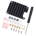 thumbnail image 4 of Aluminum Alloy Heatsink,  Thermal Conductivity Heat Sink For  Reserved Hole Design  For  CM4 Dedicated Heat Sink, 4 of 8