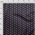 thumbnail image 2 of oneOone Cotton Poplin Fabric Floral & Paisley Block Print Fabric BTY 42 Inch Wide, 2 of 4