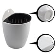 thumbnail image 4 of Wall-Mounted Flower Pot Automatic Water-Absorbing Plastic Green Dill, 4 of 8