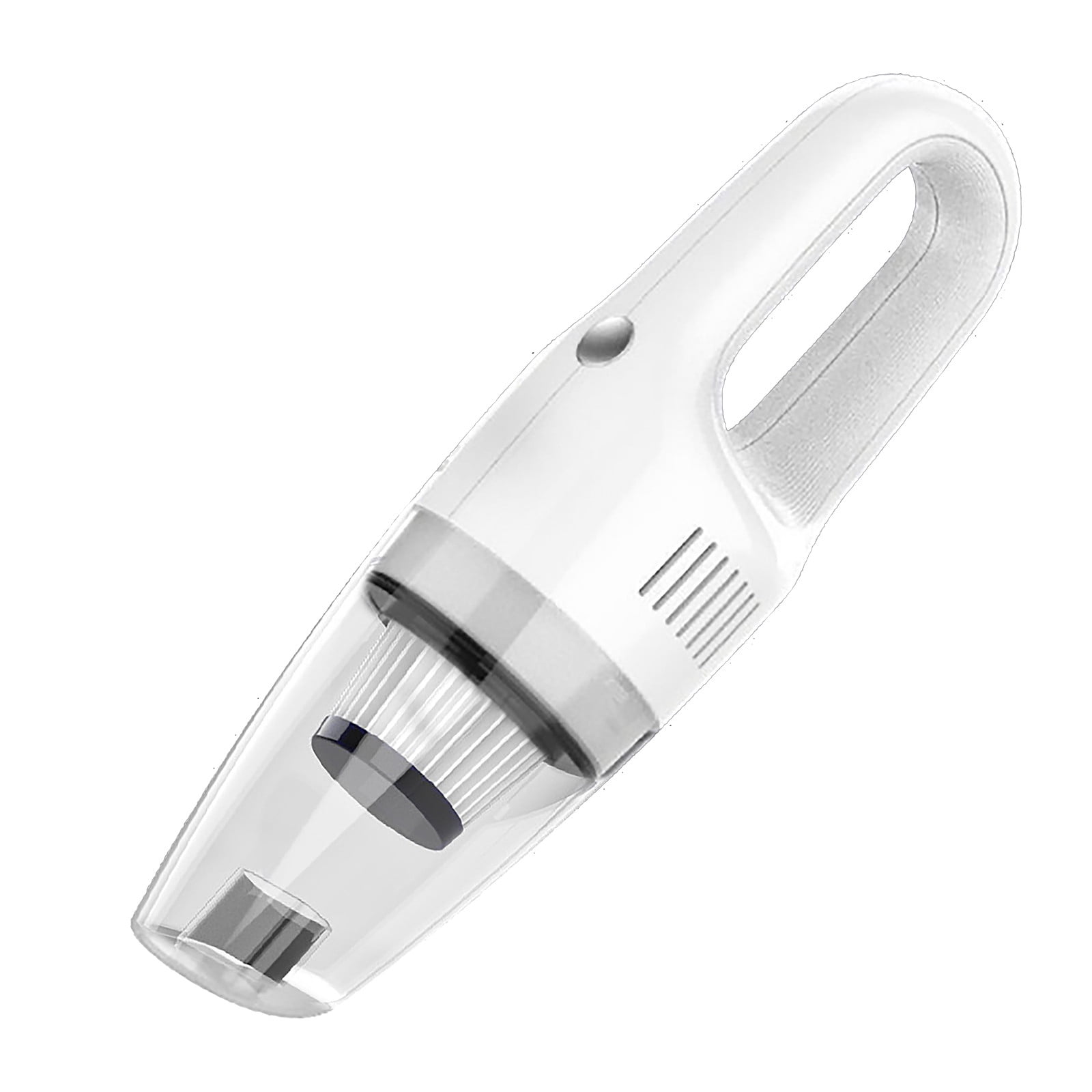 Bigersell Car Vacuum Cleaner, Portable Handheld Vacuum Cleaner, Mini Rechargeable Cordless Vacuums Dust Hair Cleaning Car Hand Vacuum Cleaner White