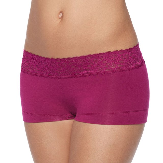 Maidenform Shorty en Coton pour Femmes avec Dentelle - Article à Succès, 8