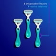 thumbnail image 2 of Schick Hydro Silk Disposable Women’s Razors, 2 of 5