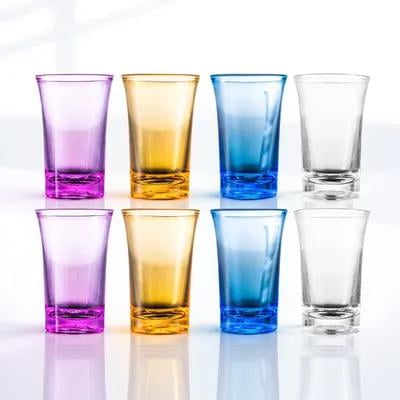 Homoyoyo 8Pcs Party Cups Reusable Acrylic Wine Cups for and Use