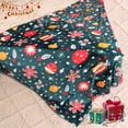 thumbnail image 3 of Gogreen Cozy Christmas Blanket - 300 GSM Flannel Queen Size for Home Decoration - Ultra Soft (Christmas Lights, Queen - 90" x 90"), 3 of 7