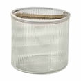 thumbnail image 2 of Tasse en Verre à Double Couche avec Rayures Verticales, Tasse à Boisson pour Thé Café Lait Isolée en Borosilicate Élevé, Résistante à la Chaleur pour Boissons Chaudes et Froides, Prise Ergonomique, 7.5x7.5x8cm/8x8x12cm, Transparente, 2 of 6