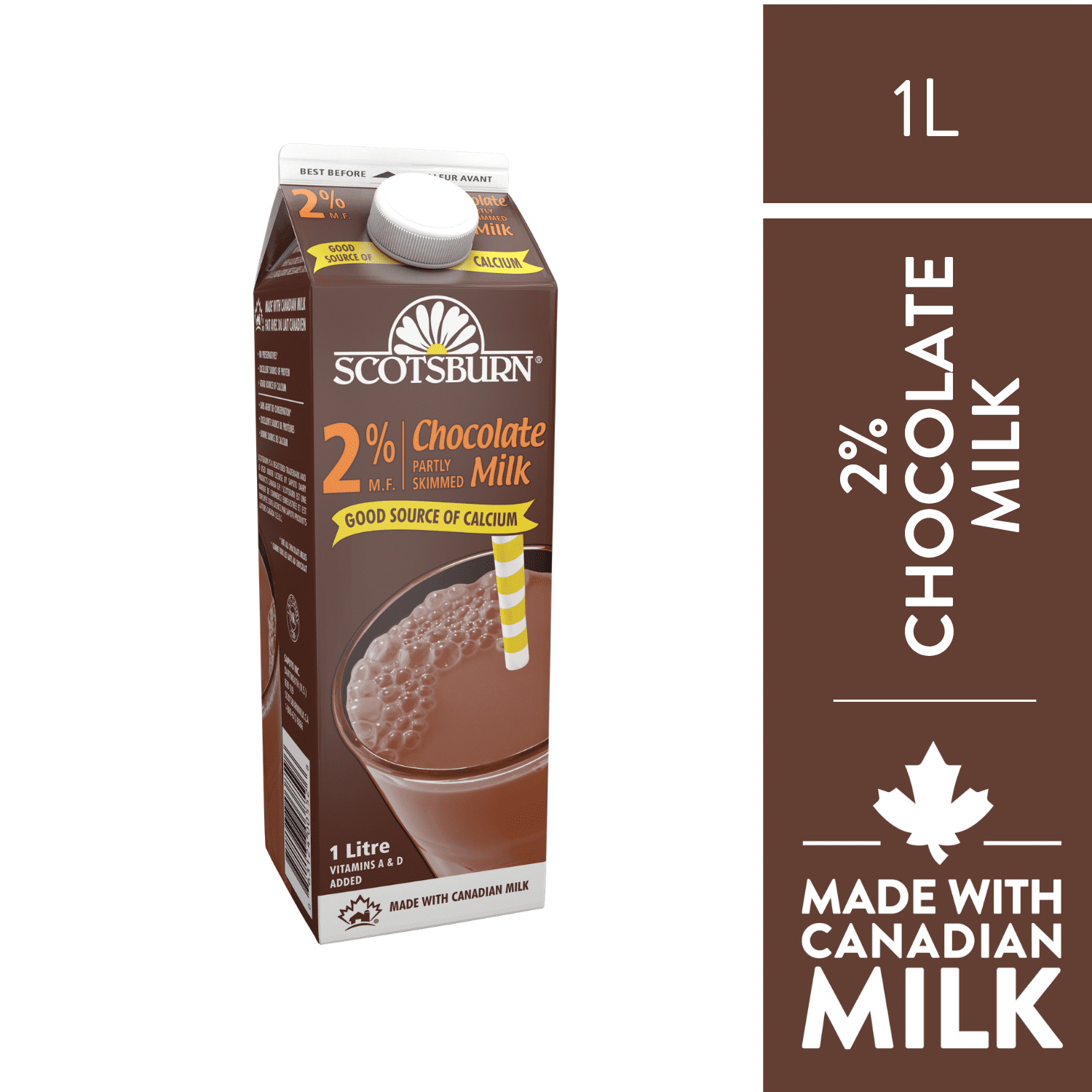 Scotsburn 2% Chocolate Partly Skimmed Milk