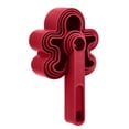 thumbnail image 3 of Holiday Time 8-Piece Measuring Cup and Spoon Set, Gingerbread Cookie Shaped, Rouge, 3 of 10