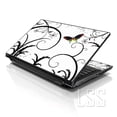 thumbnail image 1 of LSS White Butterfly Escape Laptop Skin Sticker Fits 17" to 19" Laptops, 1 of 1