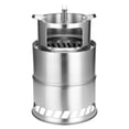thumbnail image 1 of Bump Outdoor Camping Furnace End Deconstructable Wood Stoves Portable Picnic Barbecue Stoves Cross Border Windproof Cooking Stainless Steel Detachable Wood Furnace Camping Picnic, 1 of 7