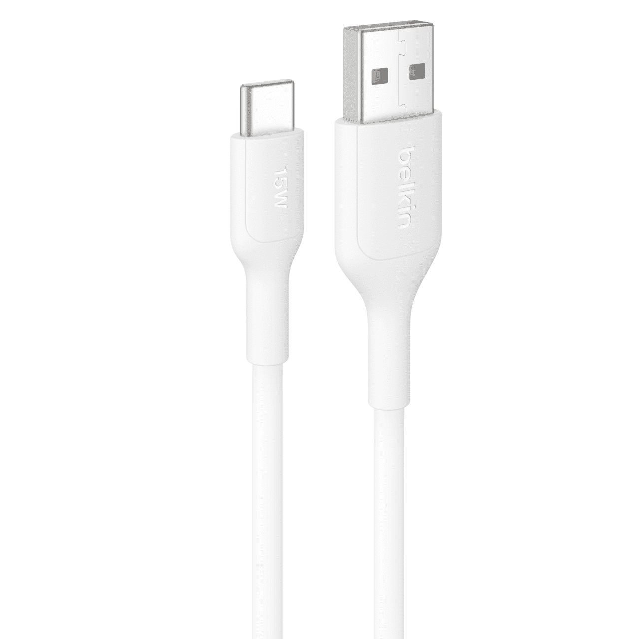 Cable BoostCharge Eco USBA vers Lightning 1 m/3,3 pi Cable souple et flexible pour charge rapide, cable chargeur Lightning pour iPhone 14 et series anterieures iPad 9e gen et AirPods NR