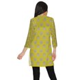 thumbnail image 3 of Moomaya Kurtis Courtes à Col Montant en Poly-Crêpe pour Femmes, Haut de Robe Imprimé, 3 of 5