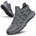 thumbnail image 2 of Mens Lightweight Breathable Running Shoes - Slip-On, Low Top, Non-Slip, Air-Flow Technology for All Seasons Outdoor Training, Workout, and Hiking - Durable, Comfortable, Quick-Dry, Anti-Skid Traction, 2 of 5