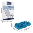 thumbnail image 2 of Pet Rubber Shampoo Brush Suitable For Long-haired And Short-haired Small And Large Pet Dogs And Cats Shower Shampoo Brush Dog Back Massagers, 2 of 6