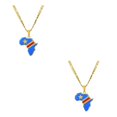 thumbnail image 1 of Maytalsory Lightweight And Comfortable Necklace Featuring Africa Map Pendant Statement Congo 2Set, 1 of 6