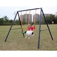 thumbnail image 2 of KLB Sport A-Frame Metal Swing Set, 2 of 5