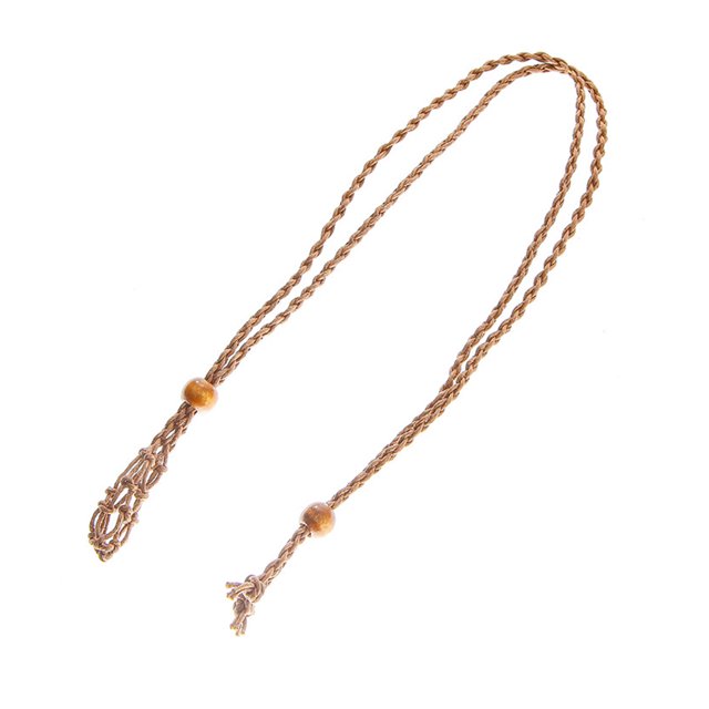 Adjustable Necklace Cord Pendant Stone Holder for Jewelry Making