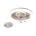 thumbnail image 2 of Ceiling Fans with Lights and Remote Clearance,360 °Moving Modern Ceiling Fans with Lights and Remote,Dimmable Low Profile Ceiling Fan,Flush Mount Bladeless Ceiling Fan for Bedroom Home Restaurant, 2 of 5