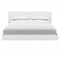 thumbnail image 1 of Nexera Satori Low Platform Full Bed with Headboard, White Oak, 1 of 7