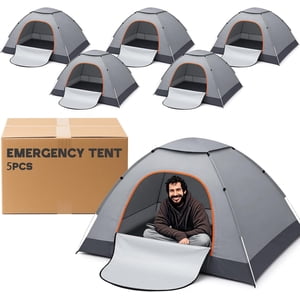 15/10/5 Pack Camping Tents for Homeless Bulk 2 Person Pop up Homeless Backpacking Supplies Adult Waterproof Instant Easy Setup Tent for Hiking Outdoor Travel Camping Donation
