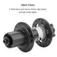 thumbnail image 2 of 1 Paire de Moyeux de Roue avant Arrière de Remplacement pour Vélo de Montagne pour Roulements à 32 Trous 8/9/10/11/ Moyeu Libre 100/142 mm Vélos Cyclisme Pièces de Remplacement Noir, 2 of 7