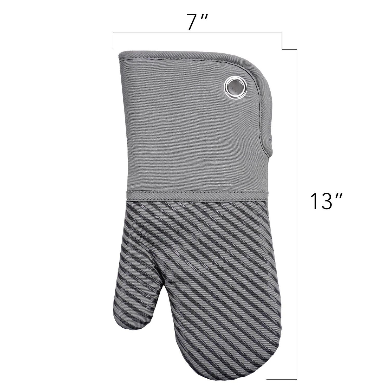Fabstyles Lot de 2 gants de cuisine en silicone imprim