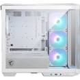thumbnail image 2 of MSI MAG PANO M100R PZ WHITE Micro ATX Gaming Case, Support Back-Connect Motherboard , 270-degree Panoramic Display, 2 of 5