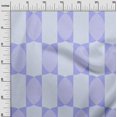 thumbnail image 3 of oneOone Georgette Viscose Purple Fabric Geometric Allover Shape Craft Projects Decor Fabric Printed By The Yard 42 Inch Wide, 3 of 4
