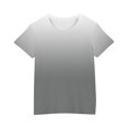 thumbnail image 3 of Bocqde Summer Cool Casual Shirts For Kids Short Sleeve Gradient Color Round Neck Top,3-14 Years, 3 of 4