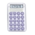 thumbnail image 2 of Matoen12 Mini Portable Calculator for Kids Students, 8-Digit Large Display, Button Battery Operated, Student Specific Standard Calculators, Back to School Supplies, 2.1"x3.3", 1 Pack, Purple, 2 of 9
