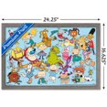 thumbnail image 2 of Nickelodeon Characters Wall Poster, 14.725" x 22.375" Framed, 2 of 4
