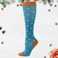 thumbnail image 2 of FhsagQ Socks Socks for Men Set with Stockings Exercise Stress Socks Elastic Socks Running Skipping Compression Socks Stockings Jacquard Calf Socks Men Socks and Panty Set Light Blue S, 2 of 3