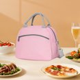 thumbnail image 2 of SDNall Insulated Lunch Bag, Insulated Lunch Box, Small Lunch Bag, Lunch Box Bag Lunch Bag Handbag Waterproof Oilproof Work Family Hand Carry Large Capacity with Lunch Bag, Small Lunch Box, 2 of 6