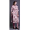thumbnail image 3 of Bimba Robe Kurti Longue Indienne Imprimée, Tunique Droite, Robes pour Femmes, 3 of 5