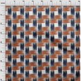 thumbnail image 3 of oneOone Tissu de Voile de Coton Biologique Brosse de Course Tissu Imprimé Ikat BTY 42 Pouces de Large, 3 of 4