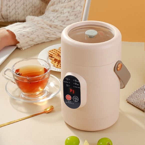 Cuiseur Électrique de Ramen pour Fondue Chinoise, Mijoteuse Électrique 500 W Portable, Marmite Paresseuse avec Couvercle Visuel et Fonction de Réservation, Marmite de Cuisson pour Soupe, Nouilles, Bouillie