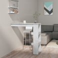 thumbnail image 1 of vidaXL Wall Bar Table Concrete Grey 102x45x103.5 cm Engineered Wood, 1 of 5
