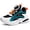 Black, variant on BABAYA Boys Girls Athletic Shoes Easy on Jogger Sneakers With Rotating Buckle for Little Big Kids