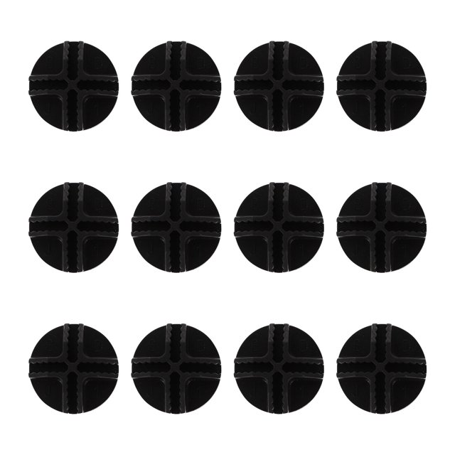 MasteelfCA 12pcs Multipurpose Plastic Buckles Fixing Buckles Closet Fixing Tools (Black)