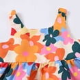thumbnail image 4 of Robes pour Bébé Fille Robe Tutu Sans Manches pour Bébé Robe d'Été pour Bébé Fille avec Chapeaux 2 Pcs Ensembles pour Nourrisson 2-3 Ans, 4 of 8